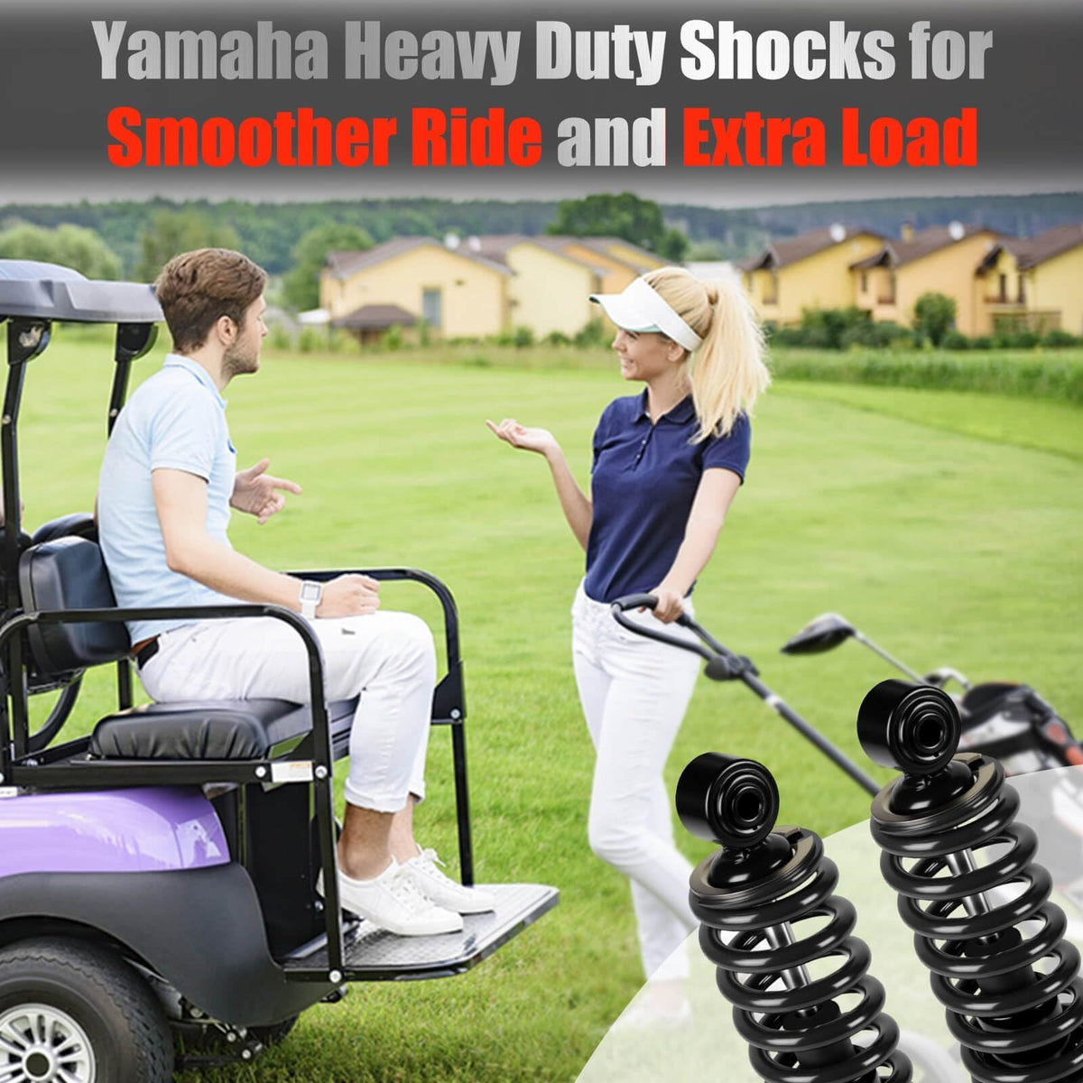 LEAPGOMAX Yamaha G22 rear shock ready for long-lasting performance