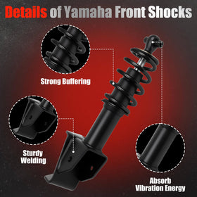 Pair of shocks packaged by LEAPGOMAX for quick replacement.