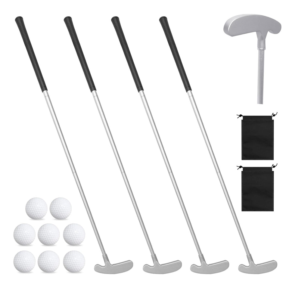 LECEHIVO golf putter set four pieces with durable aluminum shafts for stable putting
