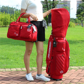 Leebenedict Golf 5 Way Bag top-organization layout for clubs and accessories.