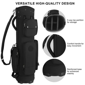 LEE BENEDICT GOLF waterproof nylon construction guards gear against rain and mud.