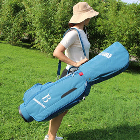 LEE BENEDICT GOLF L&B bag handles and straps for easy carrying.