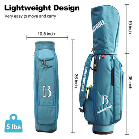 LEE BENEDICT GOLF L&B bag base stability for steady club access.