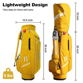 LEEBENEDICT GOLF L&B bag handle and strap for easy transport