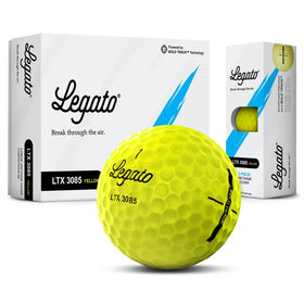 Legato LTX3085 three-piece construction for greater distance and soft feel on approach shots.