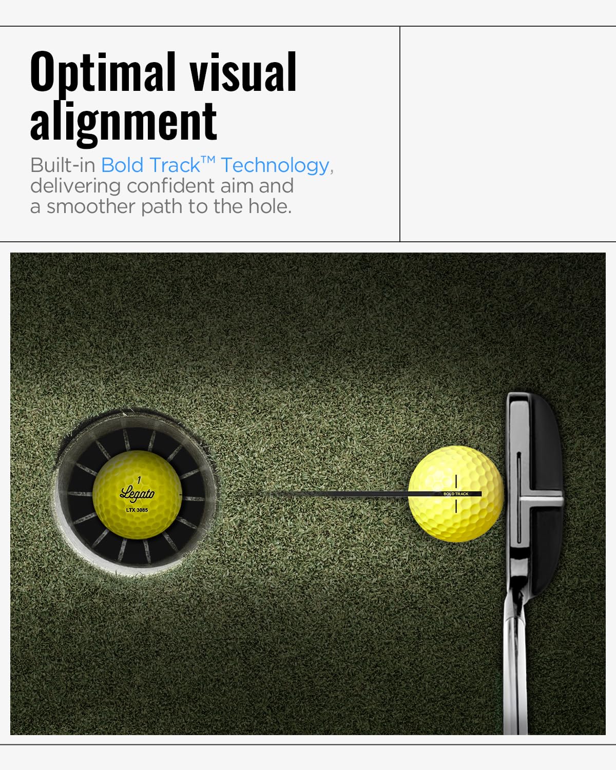 Legato Golf Laboratories tested confirms tour-level performance and consistency.