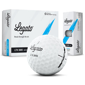 Legato LTX3085 golf ball showing 3-piece construction for distance and soft feel.