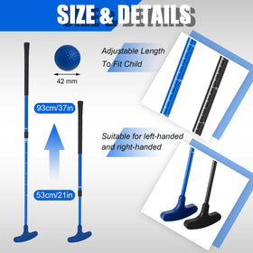 Lenwen adjustable-length putter adapts from 53 to 93 cm