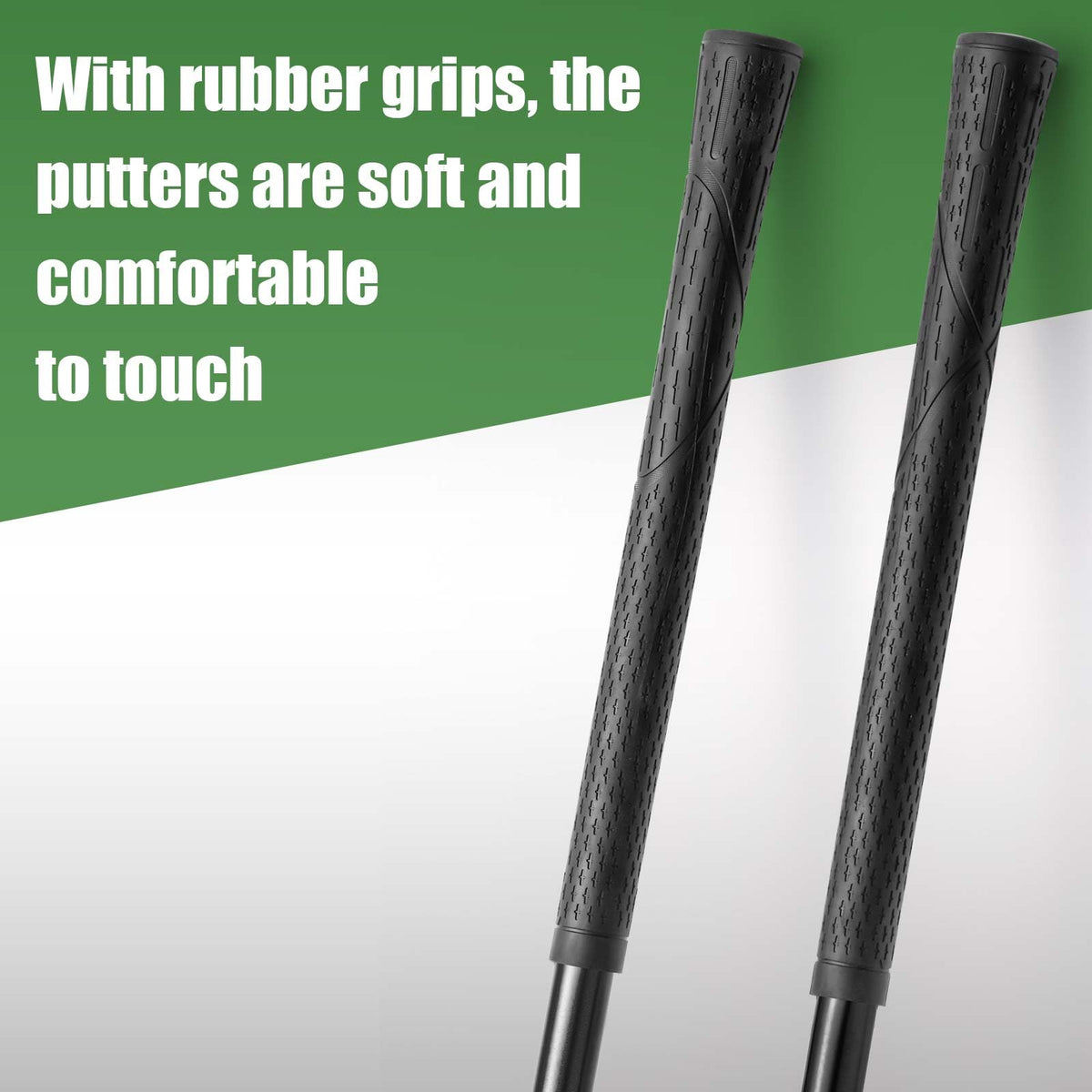 Lenwen mini golf putters set includes two clubs for shared practice.