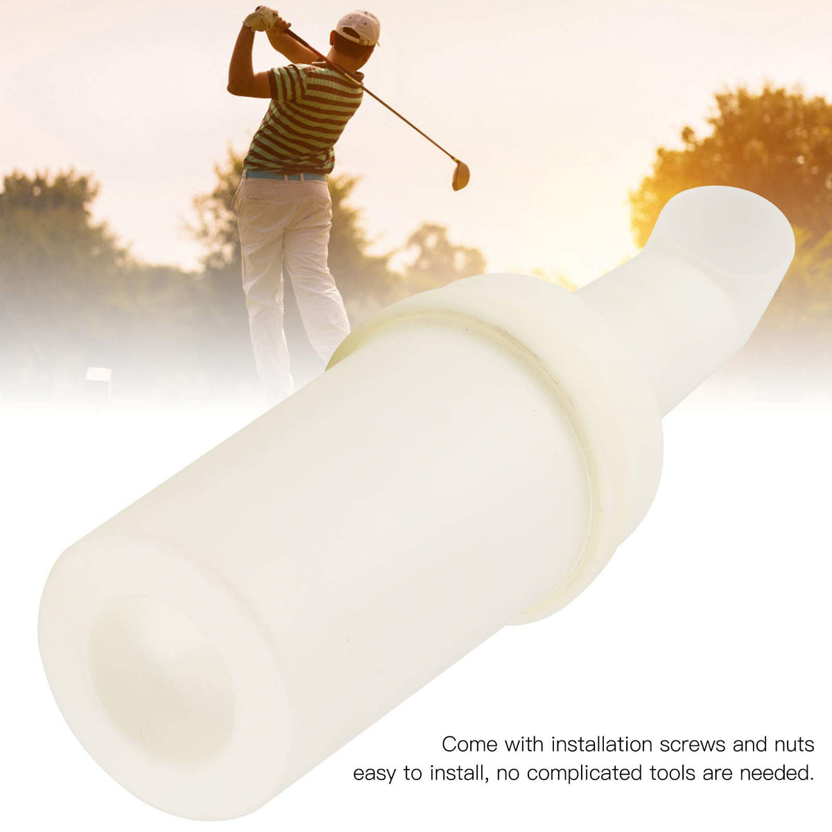 Leopacat Golf Sand Bottle easy installation on club car.