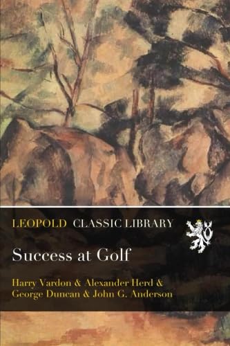 Leopold Classic Library cover for Success at Golf, ideal for collectors seeking classic literature.