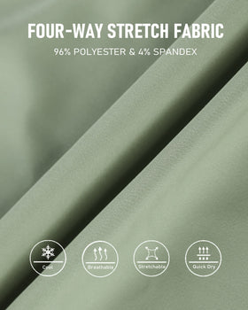 Lesmart pants back pocket with button keeps valuables secure.