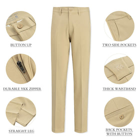 Lesmart men's golf pants offer color options for versatile styling.