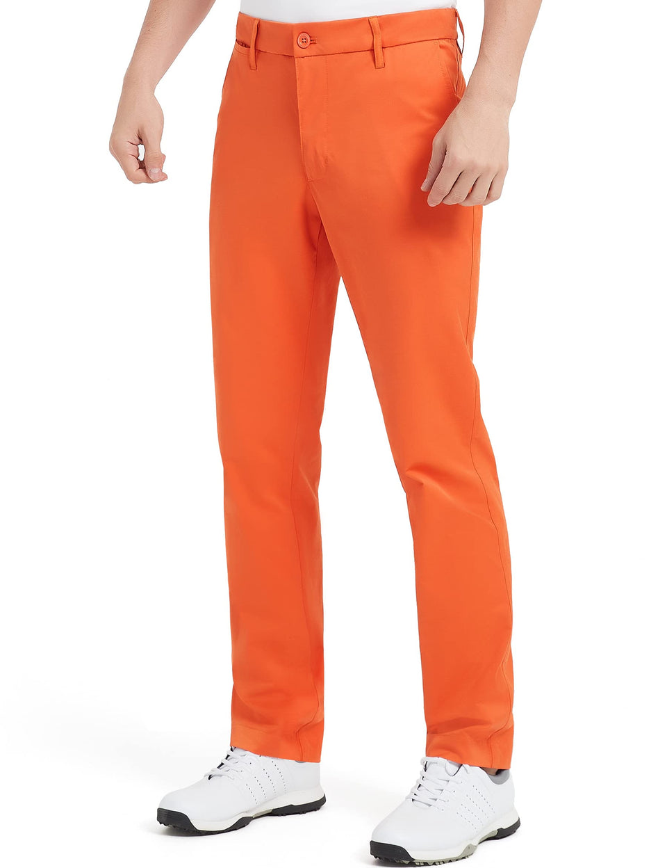 Lesmart men's golf pants expandable waistband for flexible, all-day comfort.