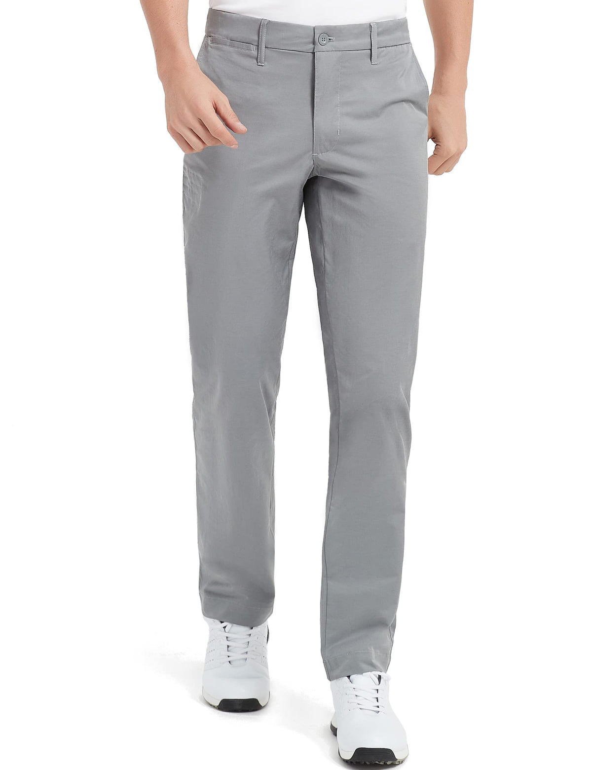 Lesmart men's golf pants with UPF 50 protection for sunny days on the course.
