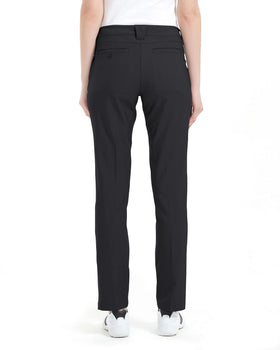 Lesmart women's golf pants 5-pocket design keeps essentials secure during rounds.