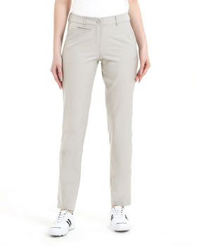 Lesmart women's golf pants with side pockets keep essentials secure on the course.