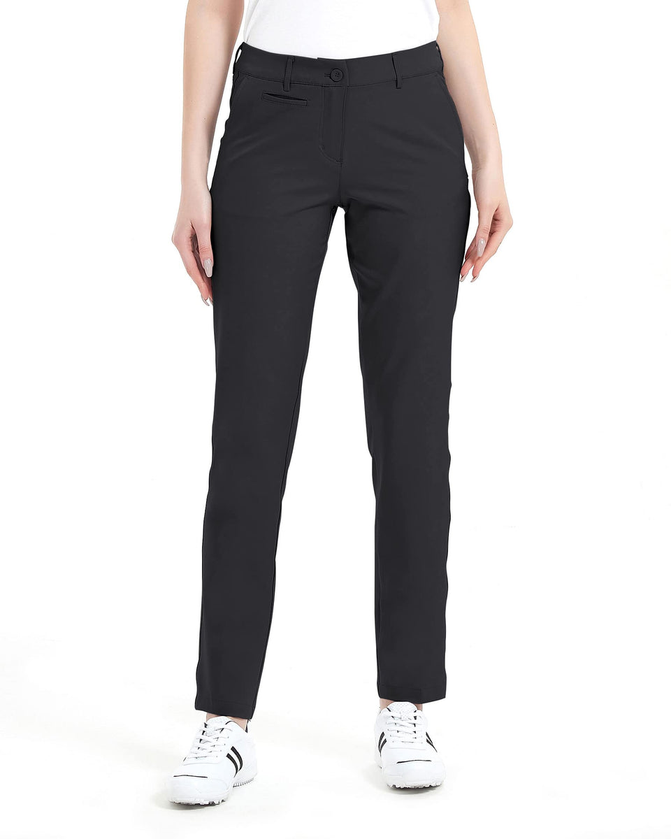 Lesmart women's golf pants with stretch fabric for all-day breathable comfort on the course