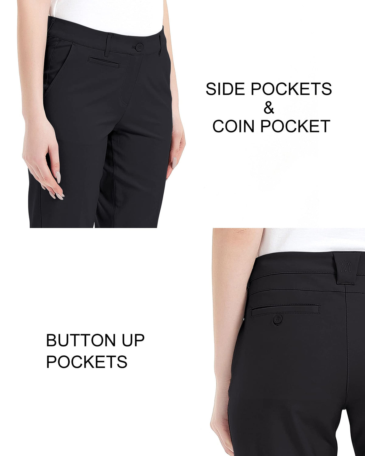 Lesmart golf pants with UPF50 sun protection for outdoor play