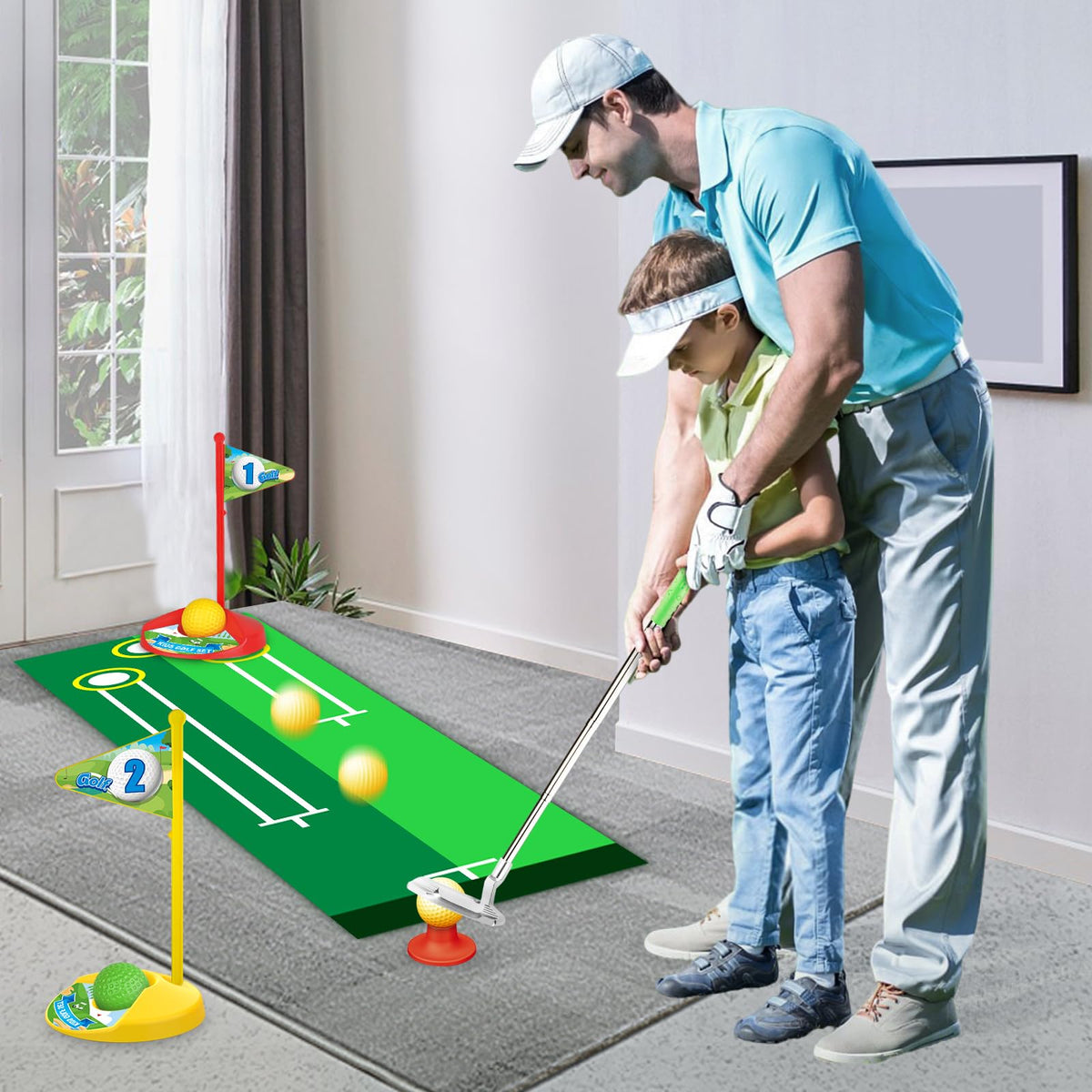 Letapapa holes with flags add variety and goal-oriented play