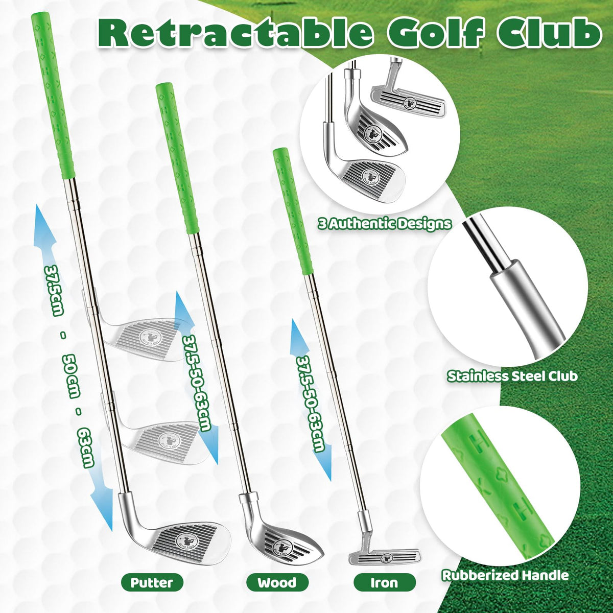 Letapapa toddler golf set putter with lightweight design for beginners