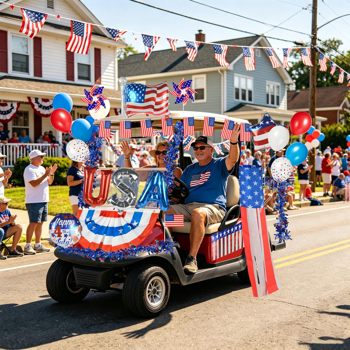 letesult foil balloons for bold July 4th celebrations