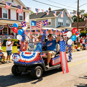 letesult foil balloons for bold July 4th celebrations