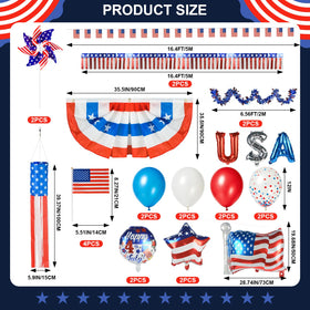 letesult handheld US flags for quick patriotic accents