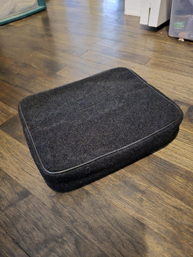 ZUCUSHY patchable top on LETS GO CORNHOLE cushion for personalized style during games
