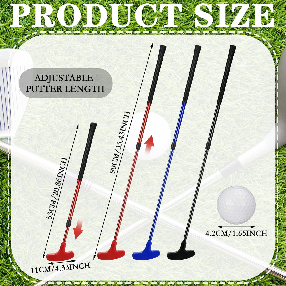 Leyndo adjustable-length putter 53–90 cm fits various players' preferences