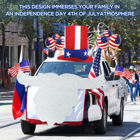 Leyndo golf cart decoration accessory installs easily for a quick holiday upgrade.