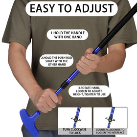 Leyndo indoor-outdoor golf putter set supports training anywhere and easy storage