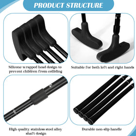 Leyndo putters set ideal for indoor and outdoor practice.