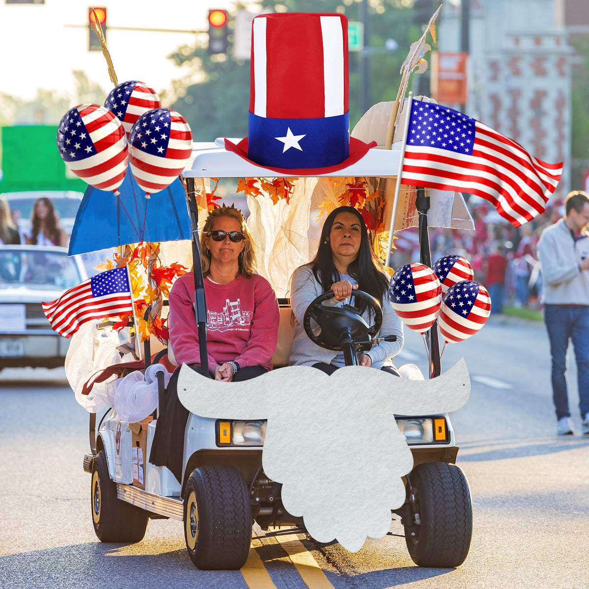 Leyndo patriotic car decoration kit outfits your vehicle with festive spirit.