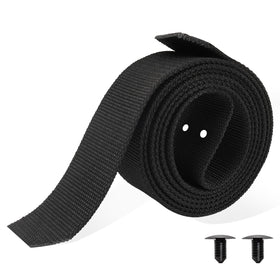 LEYURISE 78inch thickened bag rack strap secures a golf bag on EZGO carts.