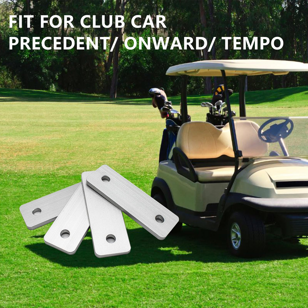 LGLVATV bolts included for quick mounting on Club Car chassis