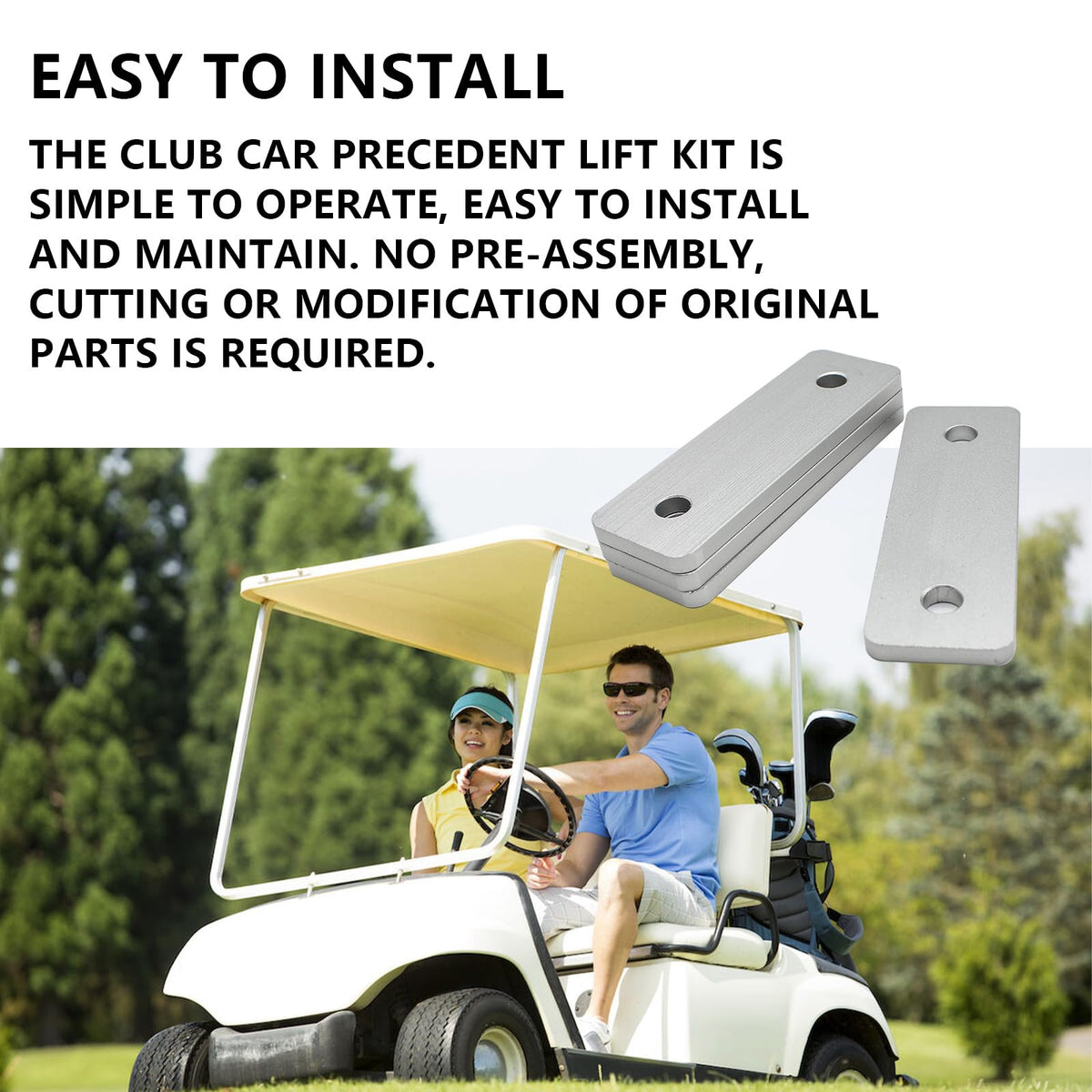 LGLVATV off-road capability boost for Club Car Precedent and similar models