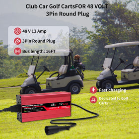LHIBYOLO 12A charger for Club Car DS/Precedent with safe, dependable charging.
