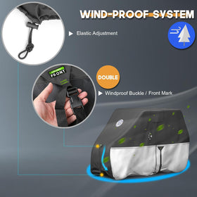 LI LIBZAKI golf cart cover adjustable buckles guard against wind