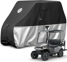 LI LIBZAKI golf cart cover front view with durable weather protection