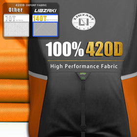 LI LIBZAKI Oxford fabric cover protecting Yamaha cart from sun and rain