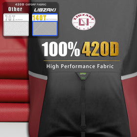 LI LIBZAKI golf cart cover side buckles provide secure wind protection.