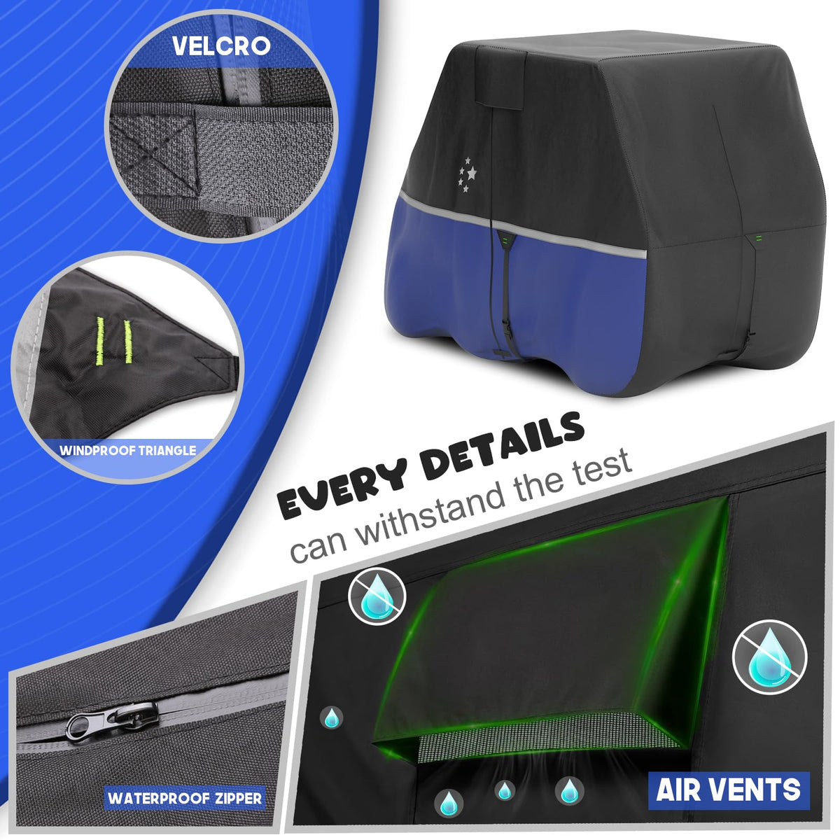 LI LIBZAKI golf cart cover storage bag for convenient transport