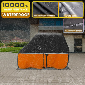 LI LIBZAKI cover with waterproof zipper keeps interior dry