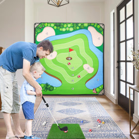Liberry chipping game kit in use shows simple setup and play