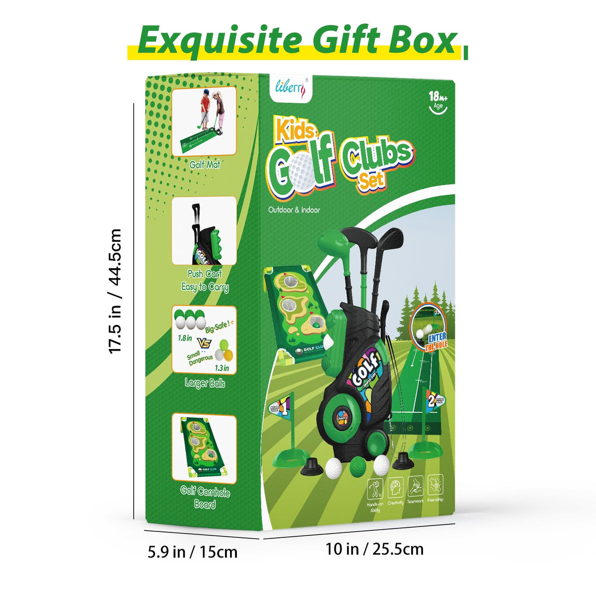 Liberry gift box packaging for birthdays or holidays