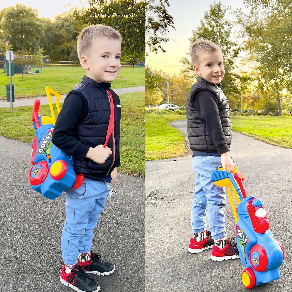 Liberry gift-ready toddler golf set for budding golfers.