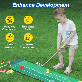 Liberry complete golf kit includes eight balls and two tees.