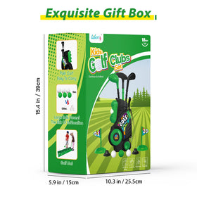 Liberry toddler golf kit in use by a child outdoors.