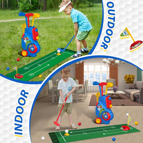 Liberry blue toddler golf set for indoor and outdoor play